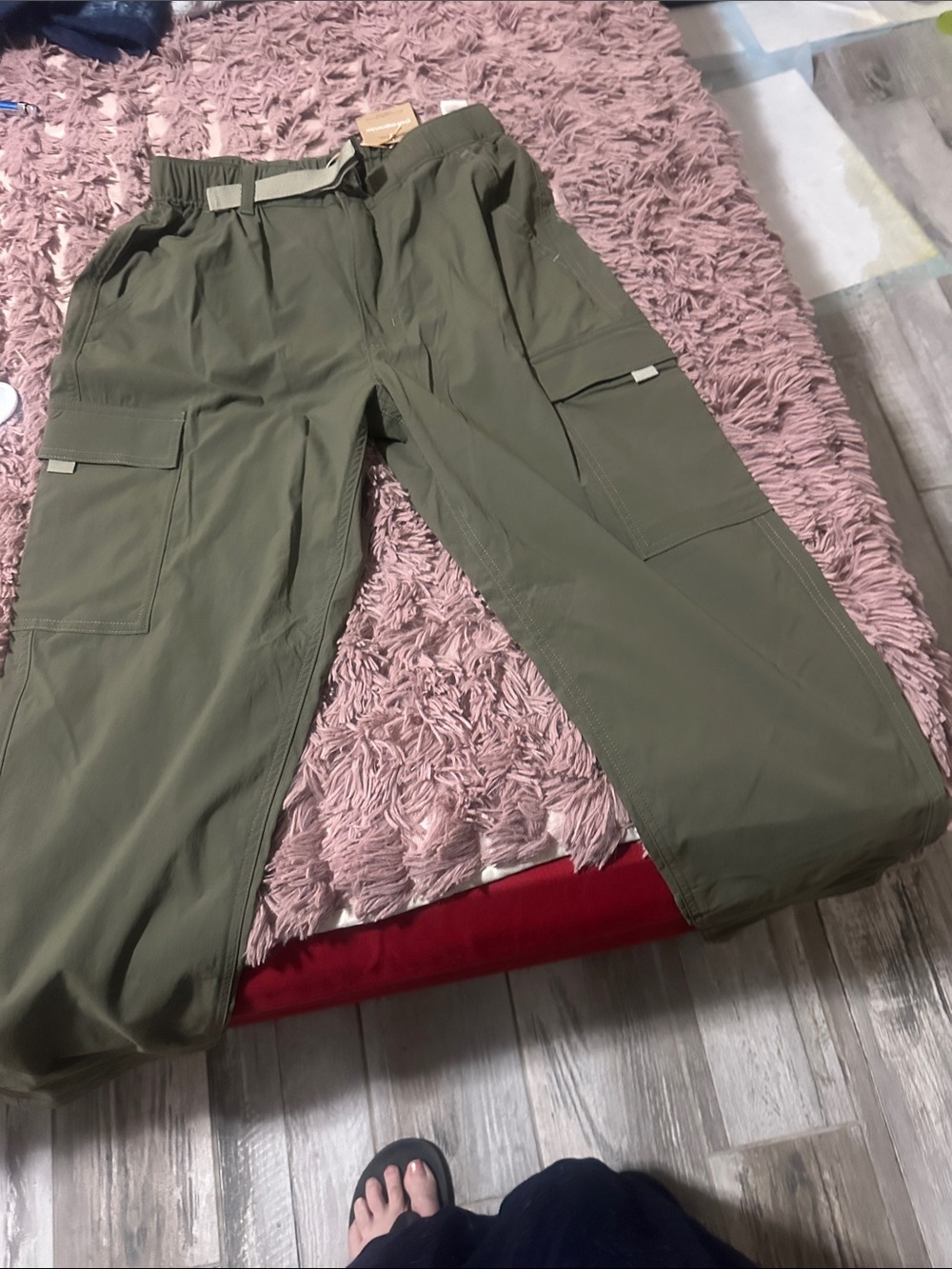 Patagonia Olive Green Straight-Leg Cargo Pants